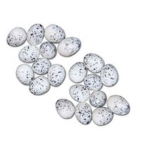 sakd 20PC Easter Eggs Artificial Quail Egg Model Speckled Fake Foam Bird Eggs Tiny Simulation Craft Creative Easter Ornaments DIY Decor Photography Prop