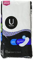 U by Kotex Security Maxi Pads, Regular, Unscented, Unscented, 48 Count