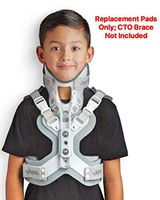 Replacement Pads - Aspen Pediatric CTO Brace; Same Design and Thickness as Pads on Aspen Pediatric CTO Neck Brace When Manufactured, Hypoallergenic, One-Size