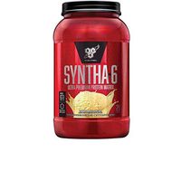 BSN SYNTHA-6 Whey Protein Powder, Micellar Casein, Milk Protein Isolate Powder, Vanilla Ice Cream, 28 Servings (Package May Vary)