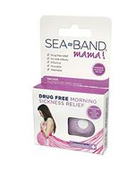 Sea-Band Mama Wristband Accupressure - Morning Sickness Relief - Reusable - Washable - (Pack of 2)