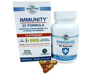 100% Organic Wild Oregano Oil in Capsules - Immune Support - 4X Carvacrol Super Strength - Non GMO - Immunity G7 Formula by Healing Foods, 60 Liquid European Capsules