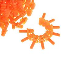 Richo 20Pcs Silicone Ear Plugs Anti Noise Snore Earplugs Comfortable for Study Sleep