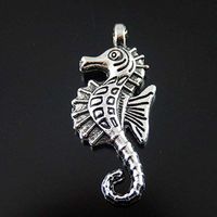 Making DIY Craft Antiqued Accessories Handmade Pendants Charms 10pcs Seahorse Woman Beautiful Bright Cute Simple Cheap Aesthetic Comfortable Accessory Daily