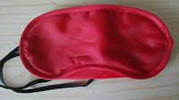 Healtheveryday®Soft Sleep Mask Eye Mask Blindfold Block Out Light for Travel, Shift Work & Meditation (Red)