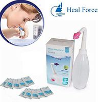 Heal Force Nasal Cleansing Kit with 10 Sachets Nose Sinus Wash Salt Sterile Saline Solution