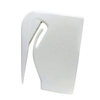 Vacally Wrapping Paper Cutter Christmas Gift Wrapping Paper Cutting Tools Portable Paper Trimmer Mini Craft Scissors 7x5.5cm (White)