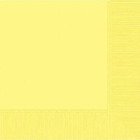 Light Yellow 2-Ply Luncheon Napkins | Pack of 50 | Party Supply