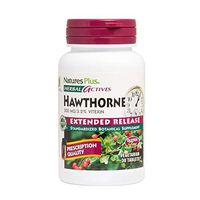 NaturesPlus Herbal Actives Hawthorne - 300mg, 3.2% Vitexin, 30 Vegan Tablets - Heart Health Support Supplement, Blood Pressure Support, Antioxidant - Vegetarian, Gluten Free - 30 Servings