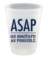Slant - 16 oz Foam Cups Set of 10 - ASAP As Southern AS Possible