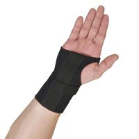 Thermoskin Wrist Brace, Hand Brace, Carpal Tunnel Brace with Dorsal Stay, Black, Right, Medium
