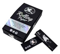 NLS Unrefined Hemp Classic 1.25 1 1/4 Size Cigarette Rolling Papers (Box 25 booklets), Non-GMO, Organic, Unbleached, 100% Natural Gum