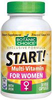 Botanic Choice’s Start! Multi-Vitamin for Women - with Zinc - Adult Supplement - Delivers Essential Vitamins and Minerals Plus Iron Specially Formulated for Women's Daily Requirement
