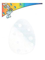 NEW Easter Bunny Carrying Eggs Stationery Printer Paper 26 Sheets