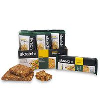 SKRATCH LABS Anytime Energy Bar, Ginger and Miso, (12 pack single serving) Natural, Low Sugar, Gluten Free, Vegan, Kosher, Dairy Free