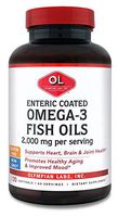 Olympian Labs Enteric Coated Fish Oil, 2000 mg/serving, 60 servings, 120 softgels