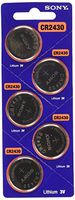 Sony CR2430 Lithium Coin Battery CR2430 (5 Pack)