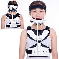 JIN Head Neck Chest Orthosis U Lumbar Support Fixation Collar Head and Neck Fracture Fixation Support,Adult,A