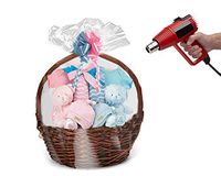 Kookiepak 12 Pack Shrink Wrap Basket Bags 30"x 40" Large Clear Cellophane Shrink Basket Wrap Bags