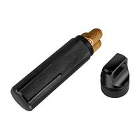 Aluminum Alloy Thicker Cigar Case Box - Yhouse Waterproof Round Pocket Holder for 100's Cigarettes (Black)