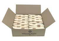 WoodAble - Disposable Wooden Knives | Alternate to Plastic Cutlery - Eco Biodegradable Replacements (1,000 Count)