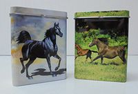 Eclipse Bandaid Box TIN METAL Cigarette Case. Fits King size. Holds 1 pack of cigarettes. 1 case with order