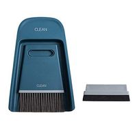 Trkee Mini Broom Dustpan Set Brush for Cleaning Table Countertop Keyboard Car Home