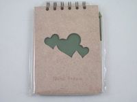 Think Green Hearts Notepad