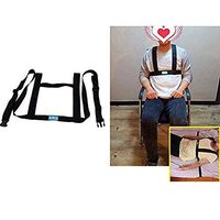 BIHIKI Wheelchair Seat Belt, Adjustable Wheelchair Safety Harness, Medical Restraints Harness, Wheelchair Strap Belt,Safety Harness Strap Anti-Slip Positioning Band