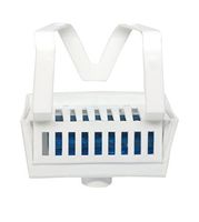 Big D Industries 661 Non-para Toilet Bowl Block, Lasts 30 Days, White, Evergreen Fragrance, Box of 12