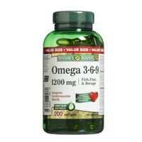 Nature's Bounty Omega 3-6-9 1200 mg, 200 Softgels
