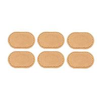 SUPVOX Soft Blister Pads Heel Blister Prevention Waterproof Mole Skin Heel Pads for Men Women 6pcs