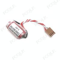 FCQLR 2PCS Compatible for C500-BAT08 3G2A9-BAT08 3.6V CQM1 C60P Lithium Battery for PLC