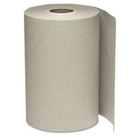 Windsoft 108 Nonperforated Paper Towel Roll, 8 x 350ft, Brown, 12 Rolls/Carton