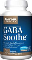 Jarrow Formulas GABA Soothe, Supports Mental Focus, Promotes Relaxation, 30 Veggie Capsules