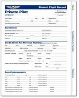Student Flight Record Private Pilot ASA SFR P2