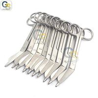 G.S New Pack of 10 O.R Grade Lister Bandage Scissors 5.5" First AID