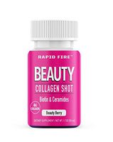 Rapidfire Beauty Collagen Shot, Biotin & Ceramosides, 6 g Collagen, Beauty Berry Flavor, 1.7 oz. (7 Day Supply)