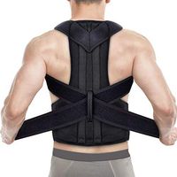 Posture Corrector for Women and Men, Adjustable Back Posture Brace Perfect for Lower and Upper Back Pain, Back Support Brace Support Shoulder Posture Trainer for Adult Students Children (L)
