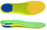 MISO WALK Sports Shock Absorption Insoles for Walking,Hiking, Arch Support Insole,Heel Pain Relief for Sports Shoes,Safety Shoes,Boots and Soldier Shoes,Green, Men's (8-10.5) Women's(9-11.5)