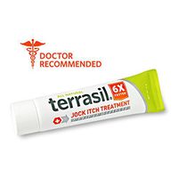 Jock Itch Treatment MAX - 6X Faster Than Leading Brands Dr. Recommended 100% Guaranteed All Natural Antifungal Ointment Treats Tinea Cruris Relieves Itch Irritation by Terrasil® 14 Grams