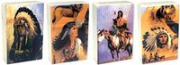 Greatest Selection Assorted Native American Designs Crushproof Plastic Cigarette Case, 2ct, Kings, 3116IN-2