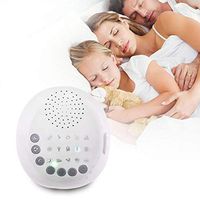 White Noise Machine for Sleeping & Relaxation for Baby Sleep Alert Adult Office Travel USB Rechargeable/Battery Timed Shutdown