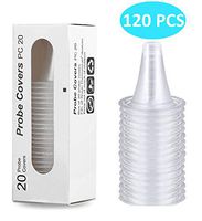 120 PCS Ear Thermometer Probe Covers Lens Filters Refill Caps for All Braun ThermoScan Models and Other Types of Digital Thermometers