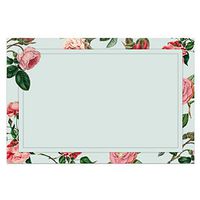 48 Shabby Chic Floral Notecards, 4x6 in. (Blue Floral)