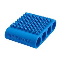 Bump It Off Silicone Cleaning Scrubber Brush for Fabric, Kitchen, Pets, Body, Beauty | Blue