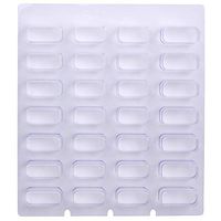 Apothecary Products Disposable Blister Cards for Pill, Medicine, Vitamin | Weekly, 4 Times a Day, AM PM | Use with Cold Seal System Planner | Case of 250