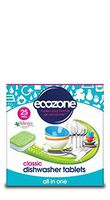 Ecozone Dishwasher Tablets x 25 (Pack of 2, Total 50 Tablets)