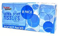 Home Smart Ultra Soft Tissues Triple Ply (Blue)