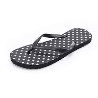 Emimarol Women Beach Summer Casual Flip Flop Sandals Rubber Flip Flops Thong Sandal Beach Slipper Black
